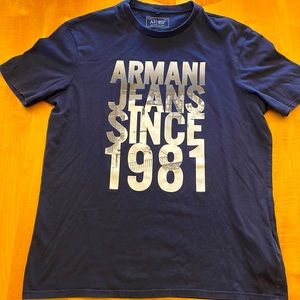 Armani Jeans Short Sleeve Shirt - Medium